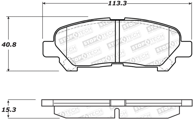 StopTech Street Brake Pads - Front