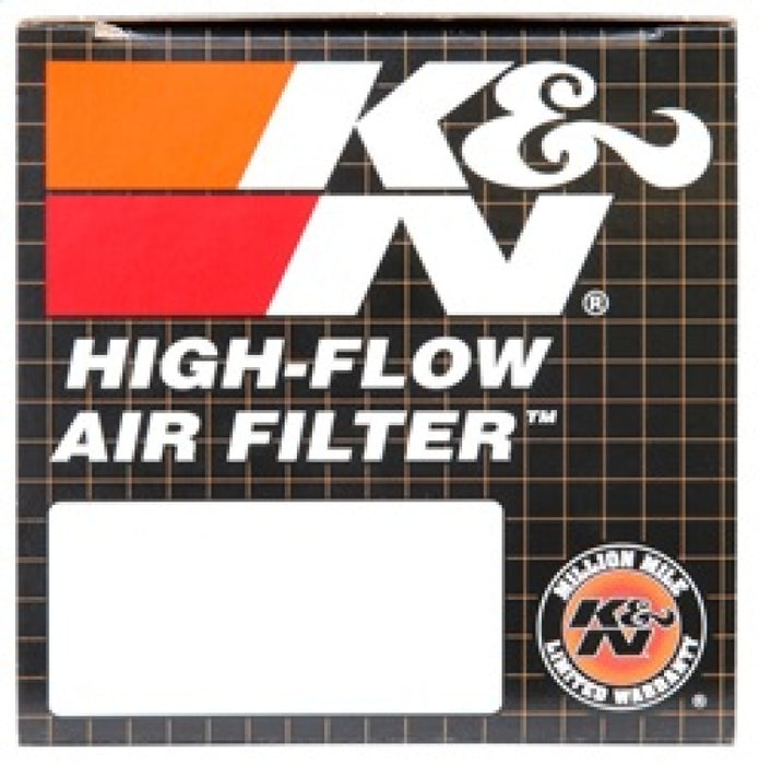 K&N Filter Oval 2 7/16 inch Flange 4 1/2 inch x 3 3/4 inch Base 3 1/2 inch x 2 1/2 inch Top 3 1/2 in