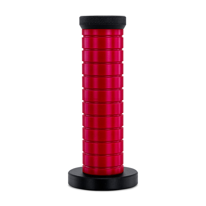 Mishimoto Weighted Grip Shift Knob - Black / Red