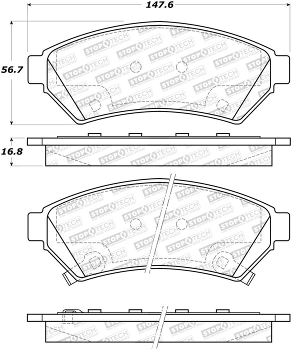 StopTech Street Brake Pads