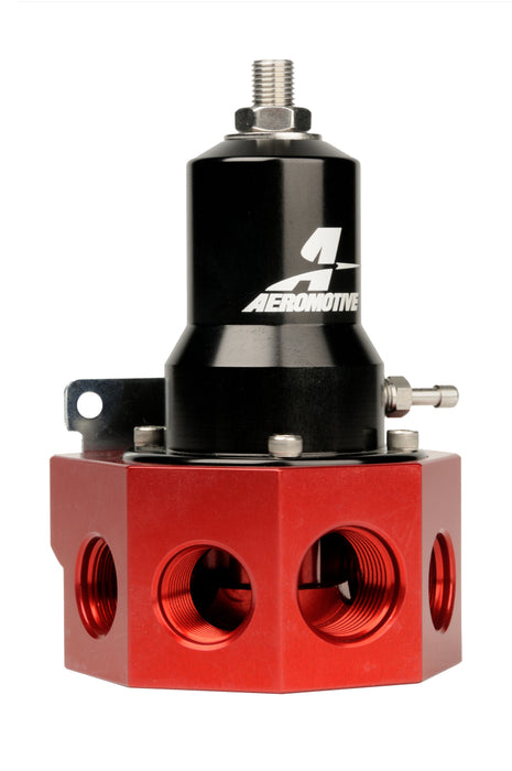 Aeromotive Regulator - 30-120 PSI - .500 Valve - 4x AN-08 and AN-10 inlets / AN-10 Bypass