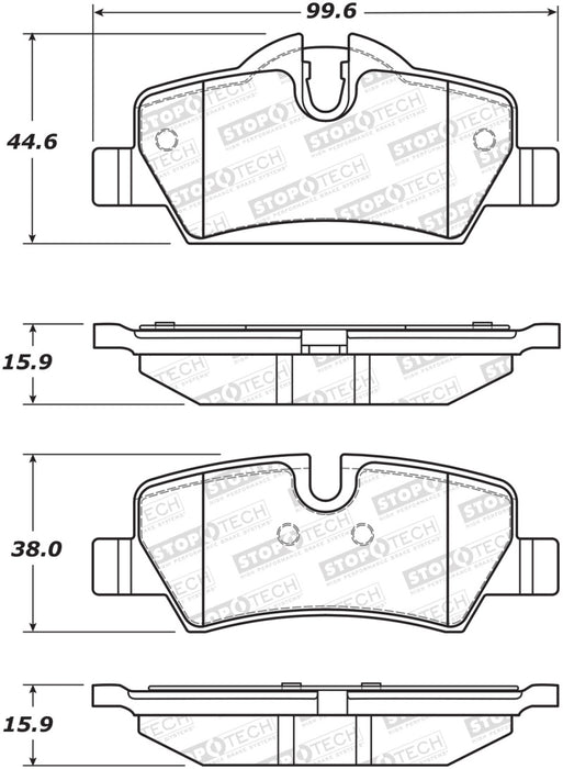 StopTech Street Brake Pads - Front