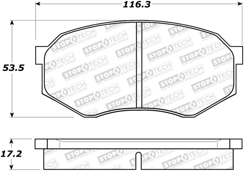 StopTech Street Brake Pads