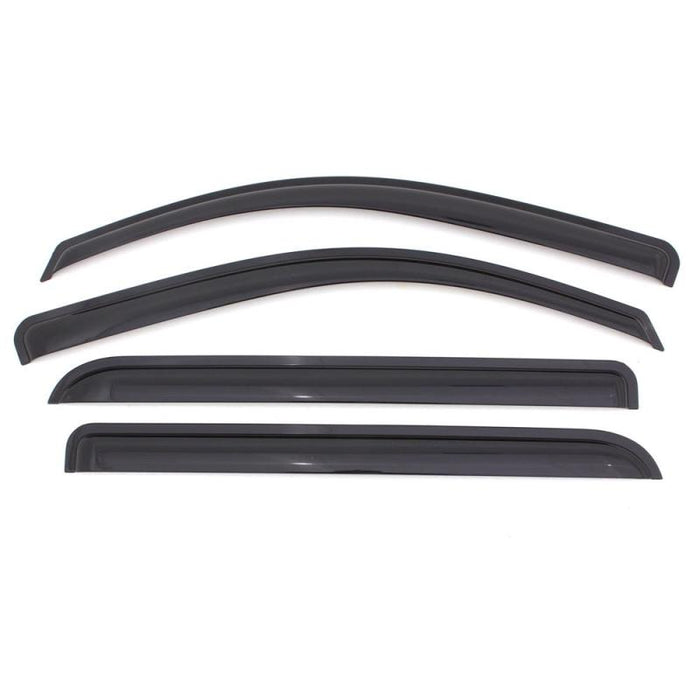 AVS 91-96 Mercury Tracer Ventvisor Outside Mount Window Deflectors 4pc - Smoke