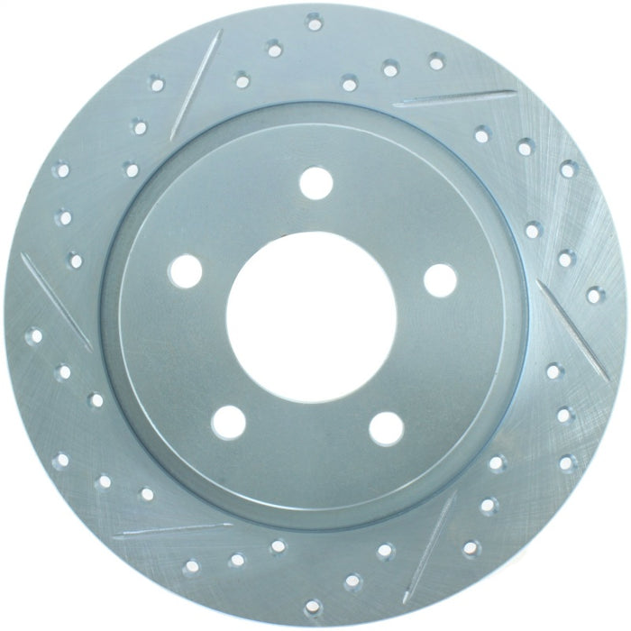 StopTech Select Sport 09-13 Mazda 3 Slotted & Drilled Right Rear Brake Rotor