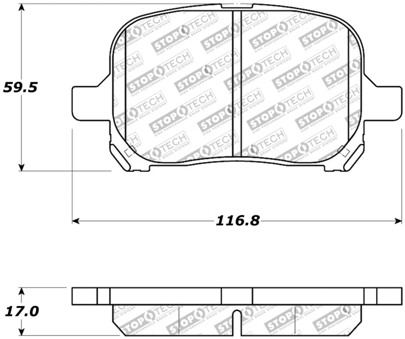 StopTech Street Touring Brake Pads