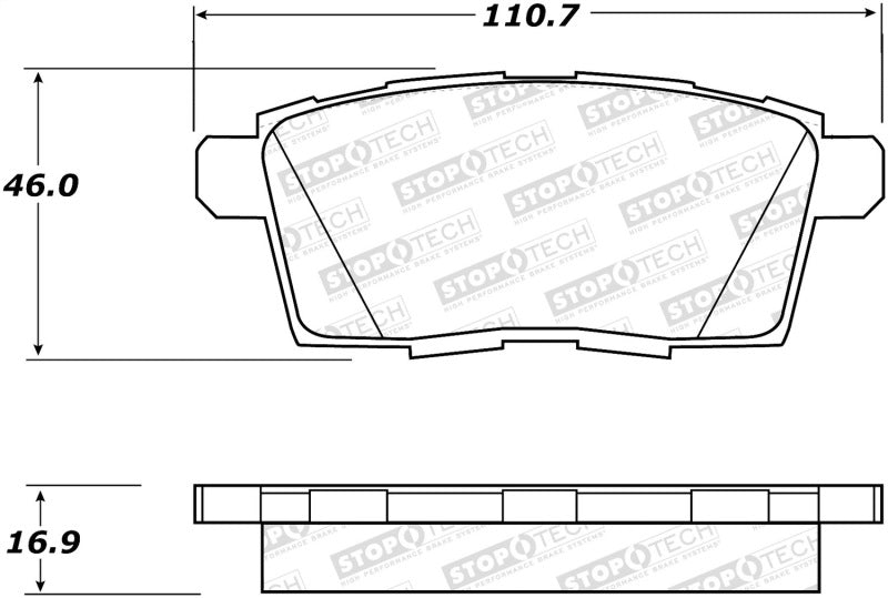 StopTech Street Brake Pads