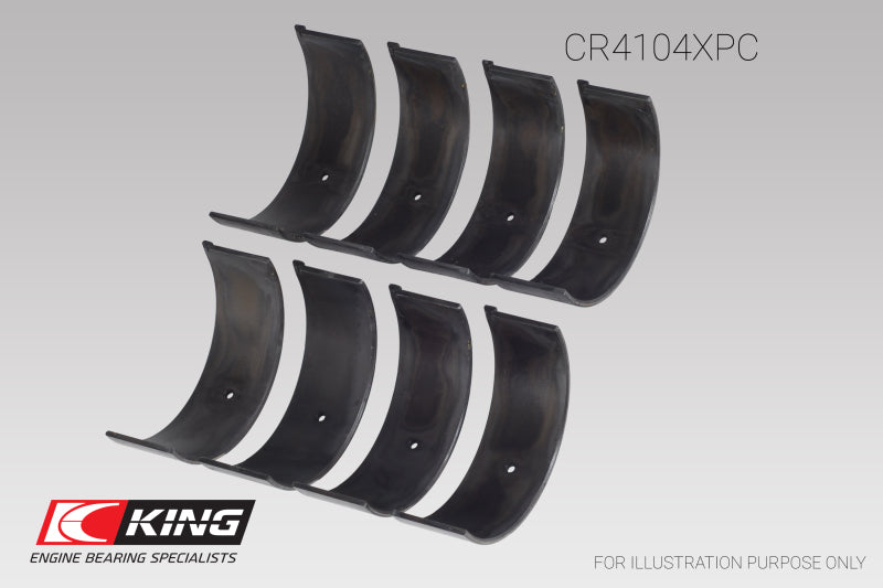 King Audi/VW 83-03 1.6L/1.8L/2.0L (Size STDX) Performance Coated Rod Bearing Set