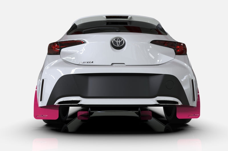 Rally Armor 13-17 Subaru Crosstrek XV Pink Mud Flap BCE Logo