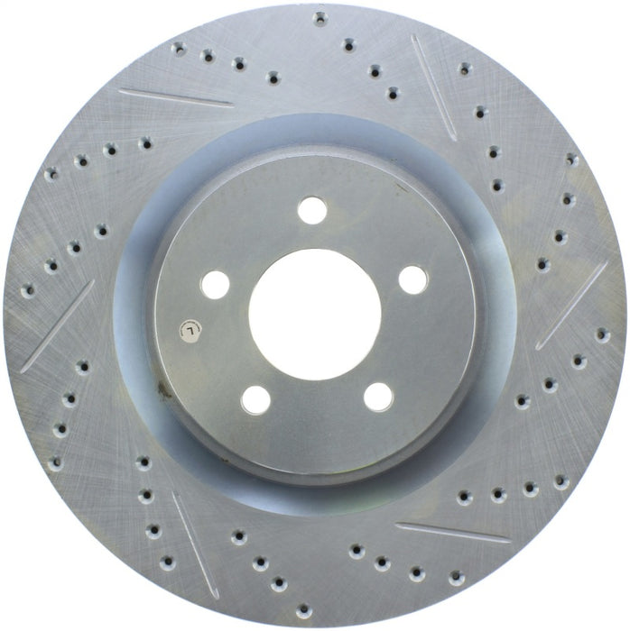 StopTech Select Sport 07-10 Ford Shelby Slotted and Drilled Left Rotor