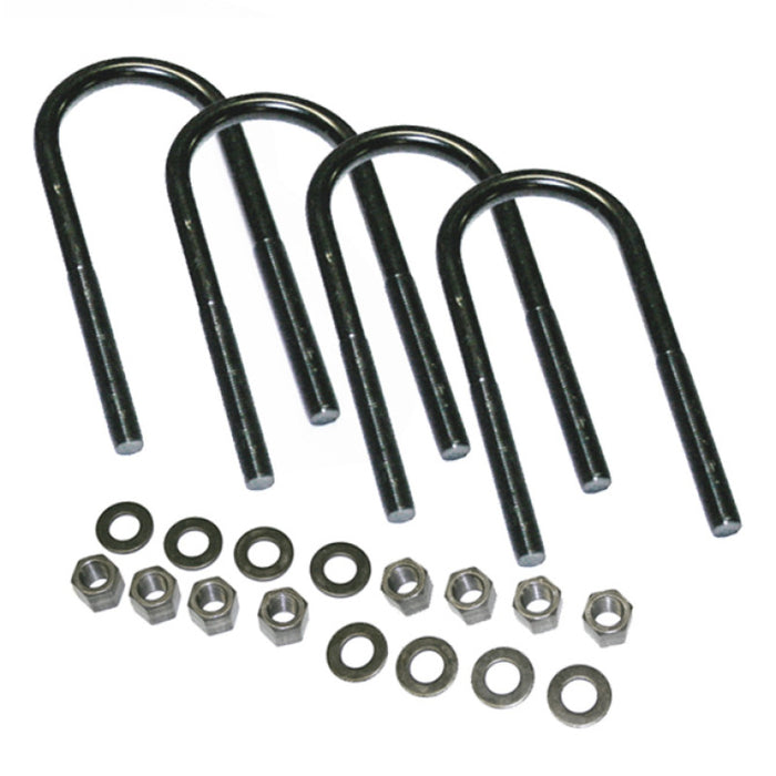 Superlift U-Bolt 4 Pack 5/8x3-5/8x15 Round w/ Hardware