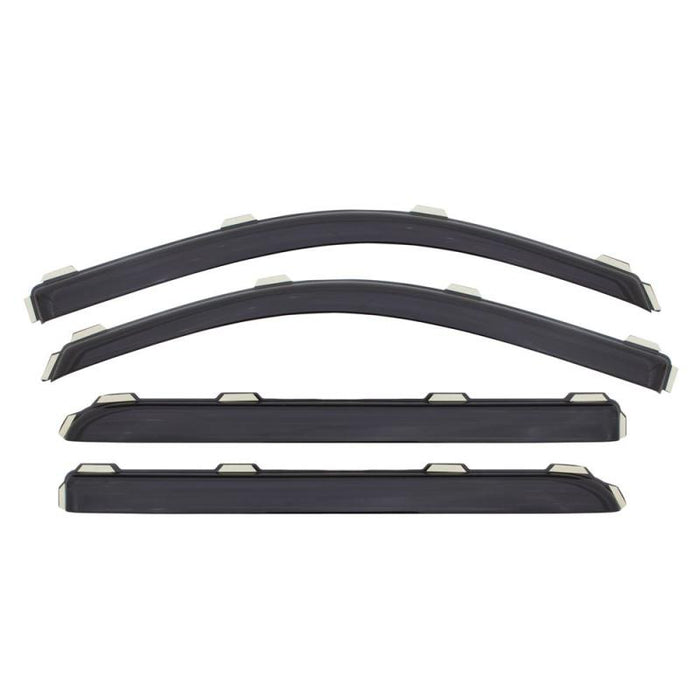 AVS 11-14 Hyundai Sonata Ventvisor In-Channel Front & Rear Window Deflectors 4pc - Smoke