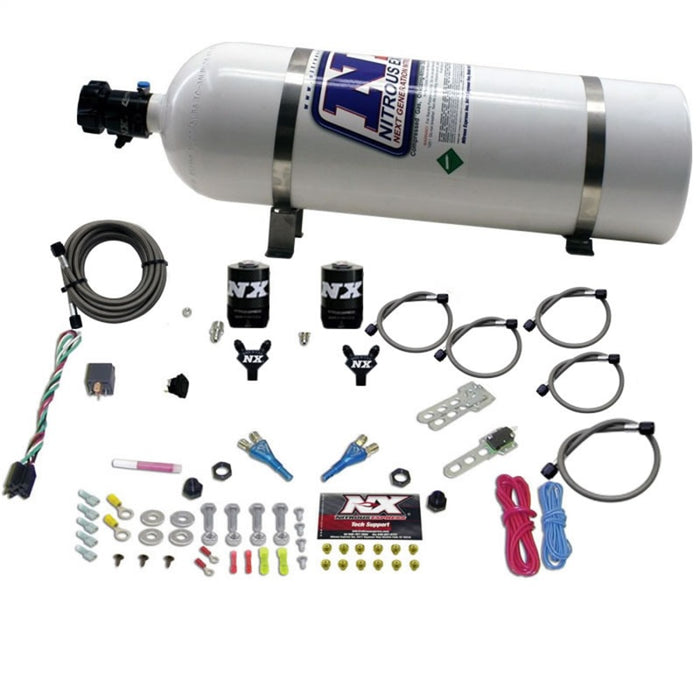 Nitrous Express BMW EFI All Dual Nozzle Nitrous Kit (50-300 HP) w/15lb Bottle