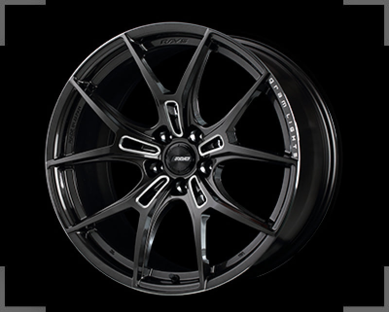 Gram Lights 57FXZ 20x10.5 +36 5-120 Super Dark Gunmetal & Machining Rim Edge DC Wheel