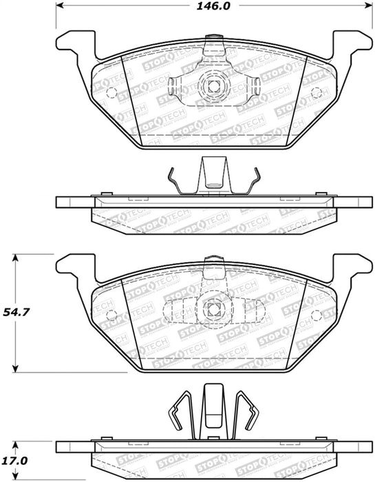 StopTech Street Brake Pads