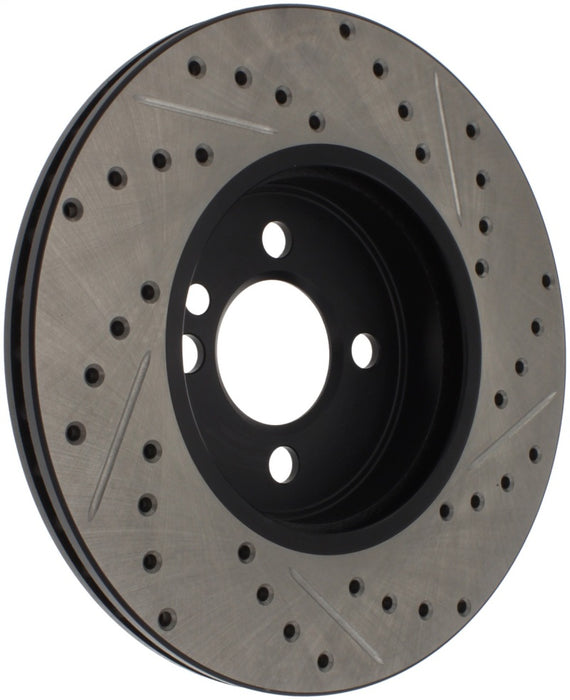 StopTech Slotted & Drilled Sport Brake Rotor 07-13 Mini Cooper