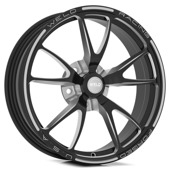 Weld Full Throttle 1-Piece 17x4.5 / 5x4.75 BP / 2.25in. BS Black Wheel - Non-Beadlock