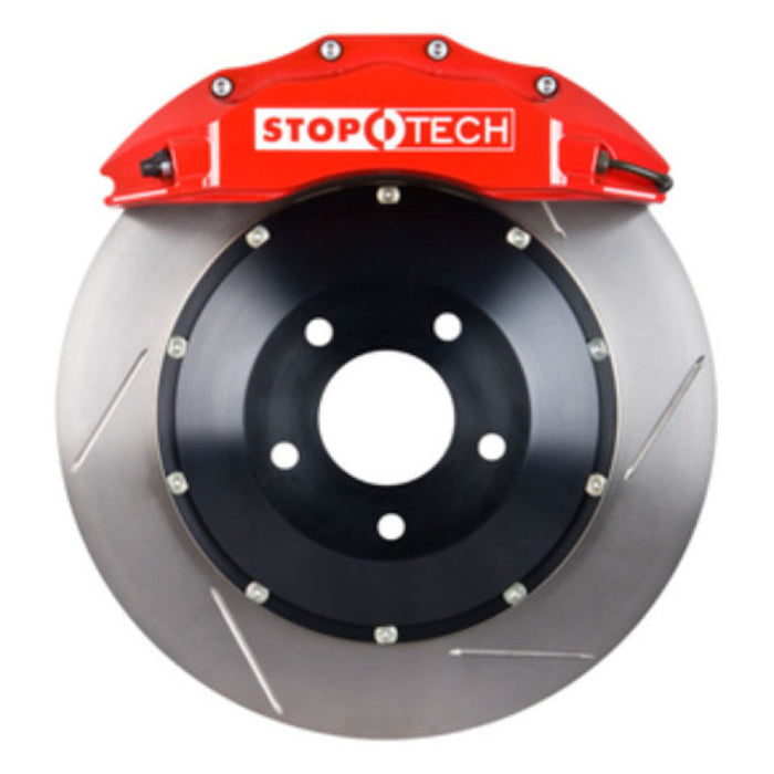 StopTech 06-10 BMW M5/M6 w/ Red ST-60 Calipers 380x35mm Slotted Rotors Front Big Brake Kit