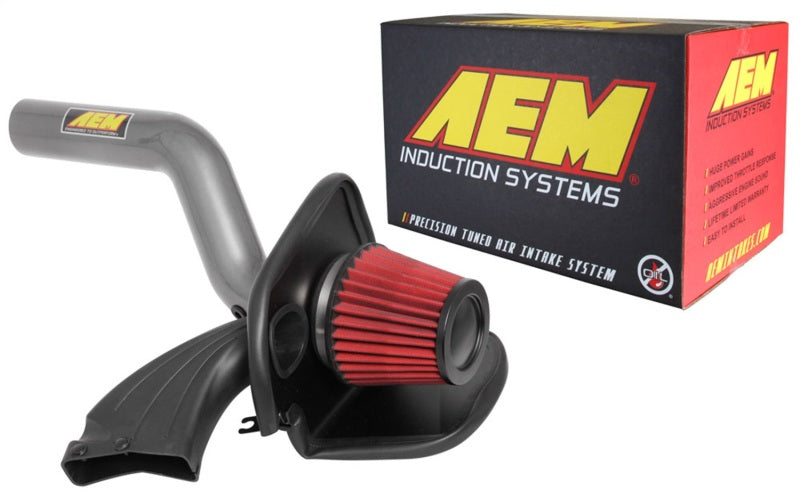 AEM 16-18 Ford Focus RS L4-2.3L F/I Gunmetal Gray Cold Air Intake