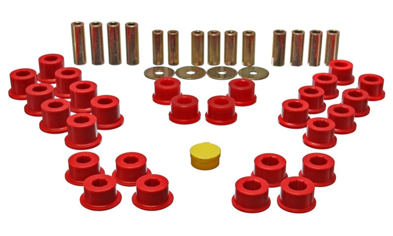 Energy Suspension 90-97 Mazda Miata Red Rear Control Arm Bushing Set