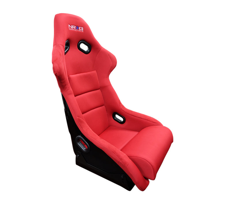 NRG FRP Bucket Seat (Red Cloth) - Large