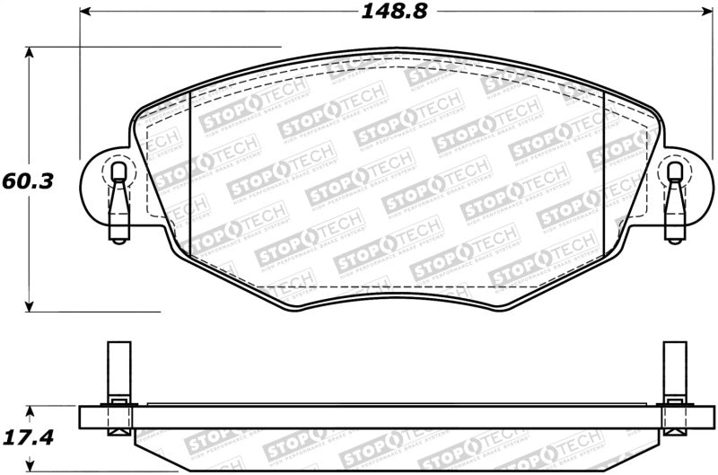 StopTech Street Brake Pads